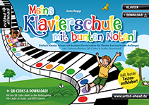 Meine Klavierschule mit bunten Noten